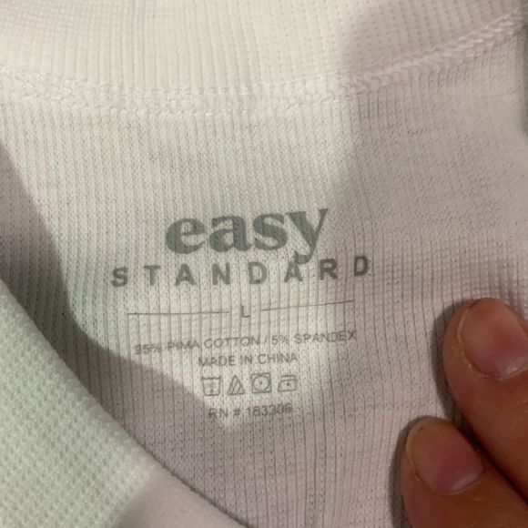 NIB Easy Standard Rib Fit Racer Tank - Picture 5 of 7